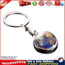 Solar System Metal Pendant Galaxy Earth Mars Glass Moon Keychain (Mercury) Newly