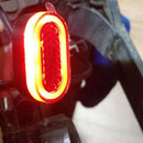 M365 Tail Light w/ Line Stoplight Electric Scooter Safe Brake Warning Rear Lamp