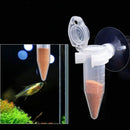 Cone Aquarium Accessories Feeding Tool Automatic Fish Feeder With Suction Cup
