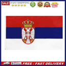 90x150cm Serbia Flag Polyester Hanging Republika Bunting Outdoor Banner Fla