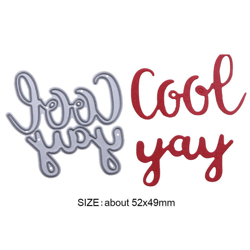 Metal Letters Embossing Cutting Dies Stencils for DIY Scrapbooking Album-202419