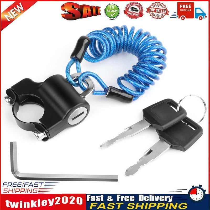 Bicycle Helmet Anti-theft Wire Rope Mountain Bike Riding Cable Lock (02) Newly