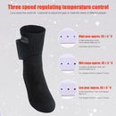 1 Pair Electric Heating Socks w/ 2500mA Power Bank Thermal Stocking (Black)