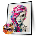 Makeup Woman Diamond Painting 5D DIY Full Drill Rhinestone Home Wall Decorati