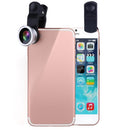 3 in 1-180 Degree Fisheye Lens + 0.67X Wide Angle Lens + 10X Micro Lens