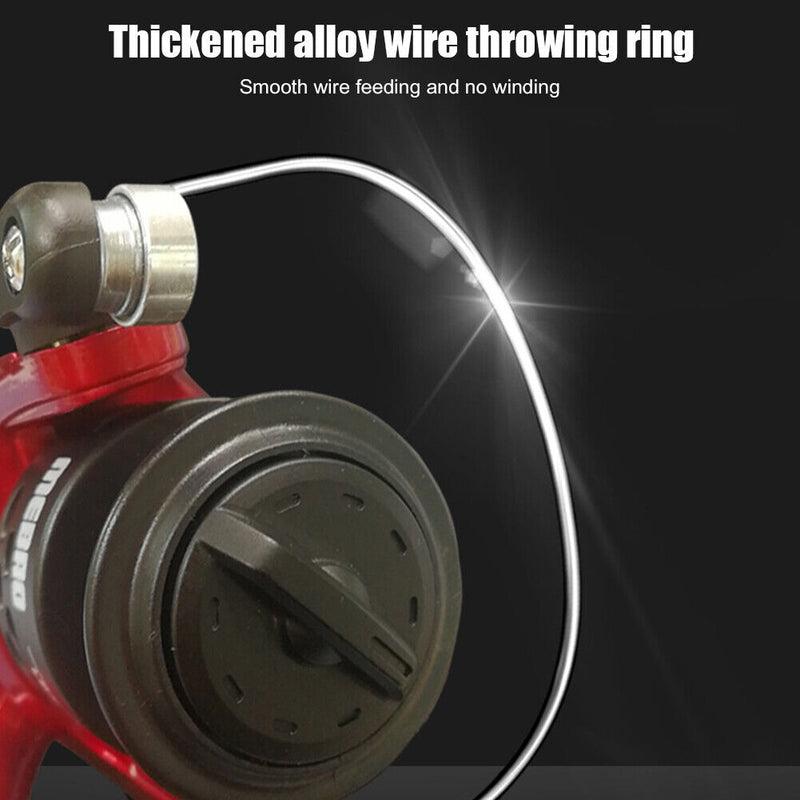 3BB Metal Spool Spinning Reel Smooth Casting Wheel Carp for Saltwater Fishing