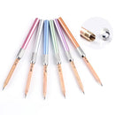 Metal Single Head Pencil Extender Holder Sketch School Office Write Tool Newly