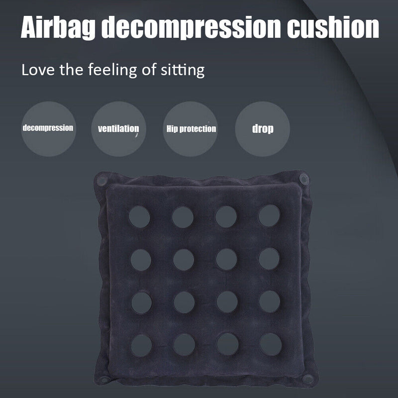 Wheelchair Inflatable Cushion Elderly Anti Bedsore Decubitus Pad Home Chair M