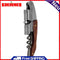 Portable Stainless Steel Wine Bottle Opener Wooden Handle Screw Corkscrew