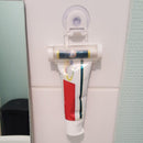Hanging Rolling Tube Toothpaste Squeezer Facial Cleanser Dispenser (White) Newly