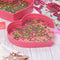 Plastic Heart Shape Rhinestone Drill Plate Tray 5D Diamond Painting Accessories