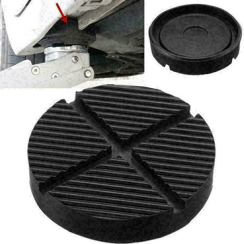 Car Cross Slotted Frame Rail Floor Jack Disk Pad Adapter For Pinch P1V8 U8T0