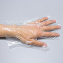 100pcs/bag Disposable Gloves One-off Plastic Gloves BBQ Transparent Gloves