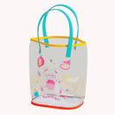 Summer PVC Clear Women Jelly Handbag Cartoon Cute Women Beach Travel Tote Bags