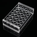 For Testing Tubes 24 Holes Test Tube Rack Holder Storage Plastic Lab. hot.