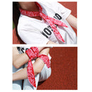 Summer Cooling Wrap Towel Scarf Outdoor Running Neck Headband (Rose Red)