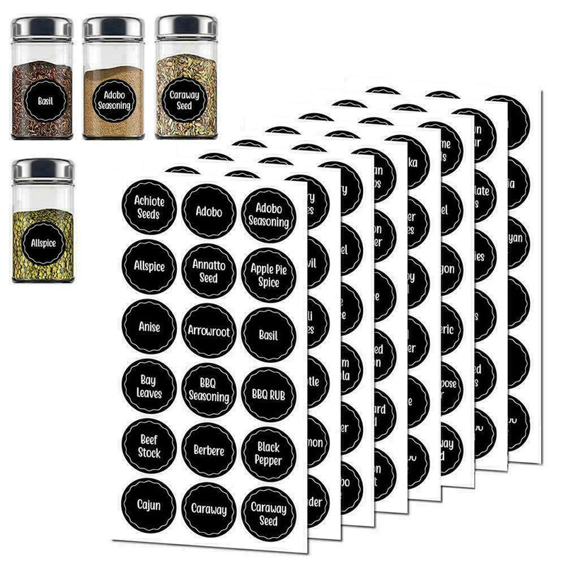 Chalkboard Blackboard Stickers Decals Craft Kitchen Board Labels Jar Chalk H1U1