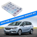90pcs/set Car AC Air Conditioning High Low Side Service Port Cap Kit R134a
