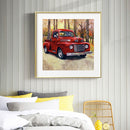 DIY Diamond Painting Kits Full Round Drill Red Car by Woods Home Decoration Gift
