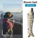 8 Segment 13cm 30g Sea Fishing Lures Sinking Artificial Hard Bait (D8K-01) Newly