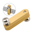 Marking Gauge Carpentry Scriber Ruler Locator Steel Ruler Positioning Block