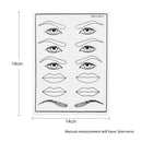 1mm Tattoo Microblading Skin Brow Eye Lips Tattoo Beginner Practice Blank Pad