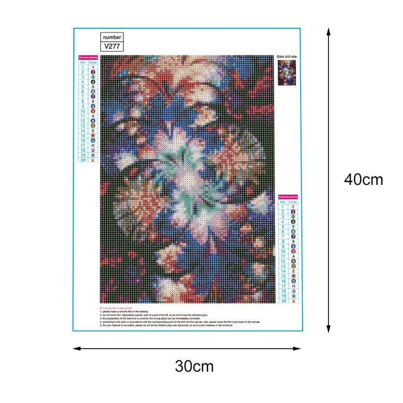 Micolot 5D DIY Diamond Painting Set, Rhinestone Embroidery, Home, Wall Decoration
