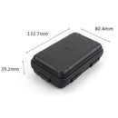 Outdoor Waterproof Sealed Box Shockproof EDC Tools Storage Case (Black M)