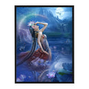 3 Beaches DIY Full Embroidery Set Beauty Mermaid Printed Cross Stitch Home Decor