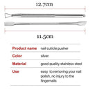 Dual-ended Cuticle Pusher Stick Rod Set Nail Gel Cleaner Nail Polish Remover