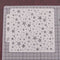 Star Hollow Lace Ruler Embossing Theme Template DIY Photo Album Drawing Tool