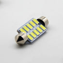5730 10SMD COB White Dome Lamp C5W Festoon Light Car LED Reading Bulbs For 4Pcs