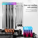 JONSBO CR1400 9cm 4 Heat Pipes 4 Pin Computer Case CPU Cooler Fan for Intel/AMD