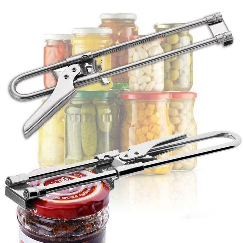 Adjustable Bottle Can Opener Beer Steel Jar Lid Gripper H kitchen Z0Q P9S2