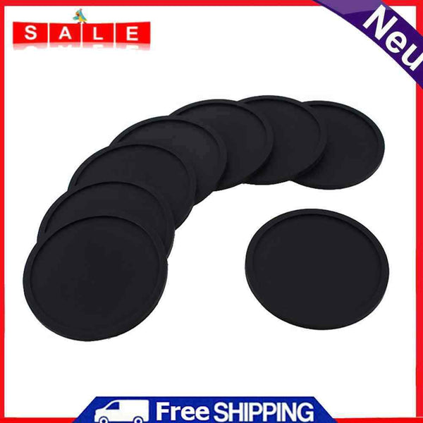 Silicone Anti-Slip Placemat Round Insulation Waterproof Cup Mat Dinnerware