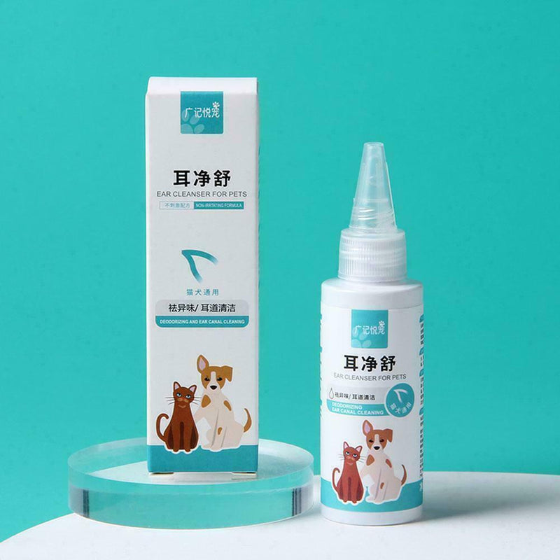 Cat Ear Wash Liquid Ear Drops Dog Ear Cleaning Liquid Ear Oil Wash Water V9S3
