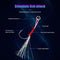 100pcs/Box Fishing Hooks Set with Feather Thread Barbed Slow Jigging Hook