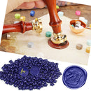 100x Star Retro Sealing Wax Bead Fire Painting Grain for Stamp (Star Blue)