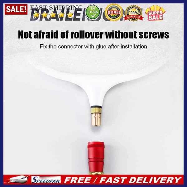 Portable Fishing Landing Net Connector Lightweight Pole Connector Fishing Tac