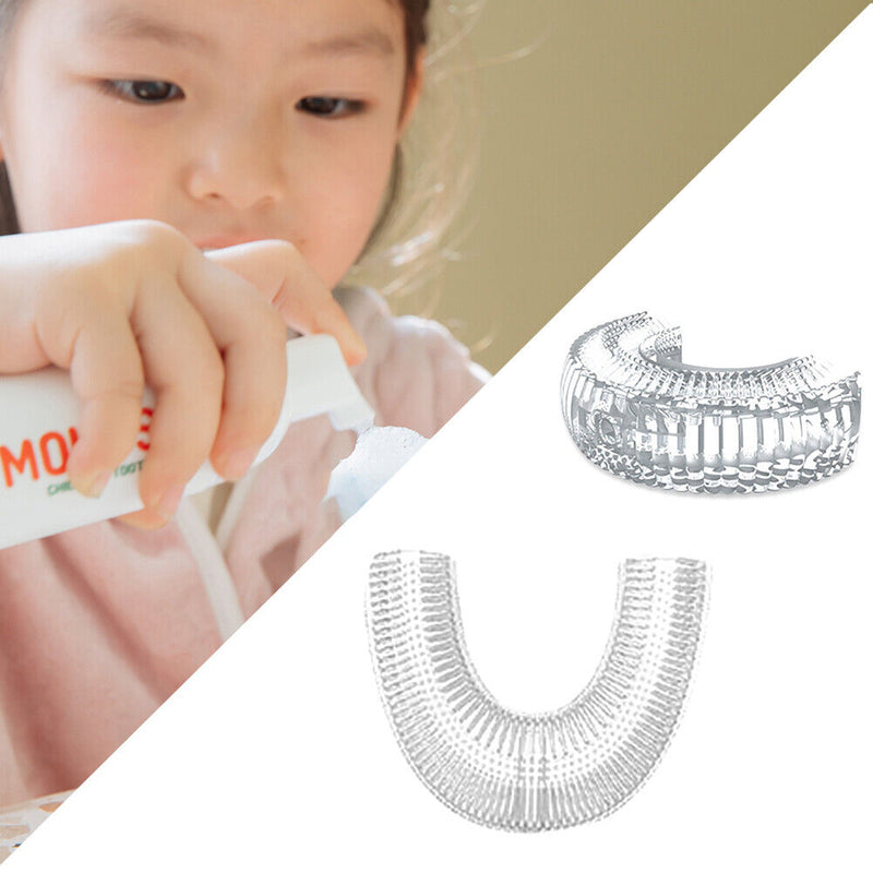 Silicone 360 Degrees Toothbrush Smart Ultrasonic Teeth Brush Replacement Heads