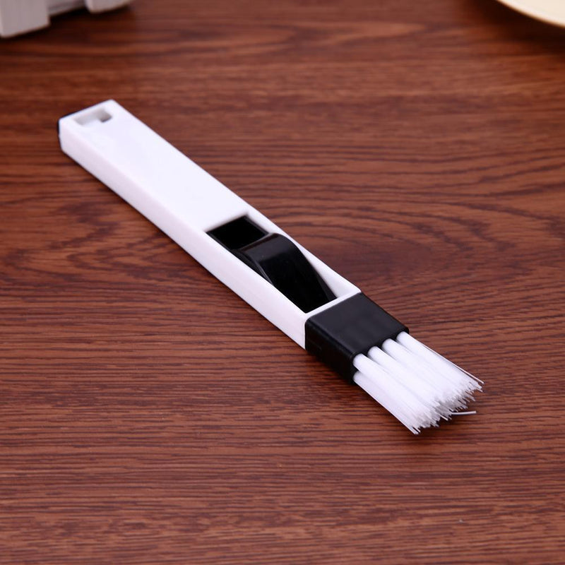 Window Groove Cleaning Brush Multifunction Brush Glass Washing Brush(Black)