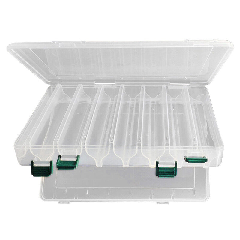 14 Compartment Plastic Fishing Bait Box Bait Storage Case