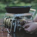 Foldable Camping Outdoor Kettle Support Bracket Holder Stove Stand BBQ Grill