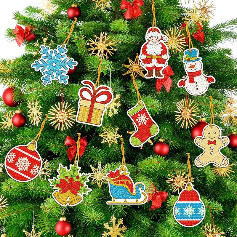 DIY Diamond Special Shape One-sided Hanging Christmas Ornament Prop (GS07)