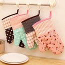 1 Pcs Cotton Thick Kitchen Baking Cook Insulated Padded Oven Gloves Mitt