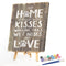 Letters Drawing Frameless DIY Oil Paint by Numbers Canvas Home Decoration