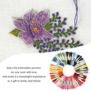 Embroidery Tool Set Threads Pen Threaders Kit for DIY Cross Stitch Sewing C