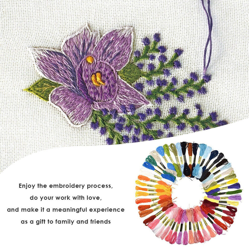 Embroidery Tool Set Threads Pen Threaders Kit for DIY Cross Stitch Sewing C