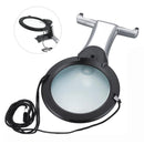 2 LED Loupe Lighted Reading Magnifier Neck Wear Sewing Magnifying Glass Newly