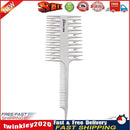 Tail Hair Dyeing Coloring Highlighting Comb Fish Bone Hair Brushes (White) Newly